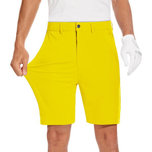 Pantalones Cortos de Golf Casuales para Hombre de Alta Calidad, Transpirables, de Secado Rápido, Cómodos, Corte Relajado, Tela Oxford, Cierre de Botón - Product Image 1