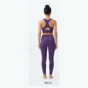Professional Customized Ladies Breathable Sports Leggings Short Workout Yoga Set Casual Style for Work Made in Pakistan for Gym - Product Image 5