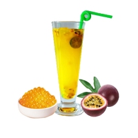 DDYO Passievrucht Popping Boba Groothandel Bubble Tea Topping Pudding Premium Parels 1,2kg Zak Doos 12 Maanden Houdbaarheid Klaar voor Consumptie