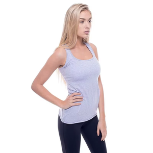 Débardeur sans manches en jersey uni pour femme, écologique, séchage rapide, respirant, vêtements de sport - Product Image 3