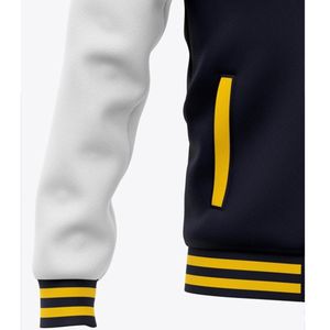 Veste universitaire personnalisée pour enfants et adultes, nom et initiales personnalisés, veste de baseball unisexe, vêtements scolaires - Product Image 6