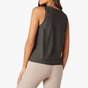 Débardeur de sport pour femme, coupe ajustée, dos nageur, respirant, vêtement de fitness décontracté - Product Image 6