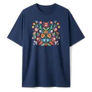 Camisetas Bordadas de Color Sólido en Venta, Nuevo Diseño, Camisetas Bordadas Profesionales, Camiseta Bordada con Talla Personalizada - Product Image 1