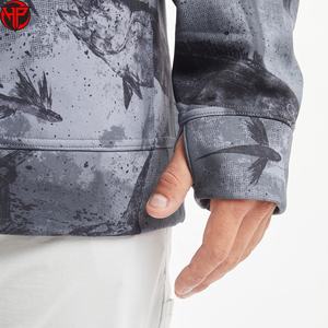 เสื้อแจ็คเก็ตตกปลาผู้ชายสไตล์ไฮสตรีท สวมใส่สบาย ระบายอากาศได้ดี น้ำหนักเบา กันน้ำ ดีไซน์สำหรับกิจกรรมกลางแจ้งในฤดูหนาว มีบริการ OEM - Product Image 2