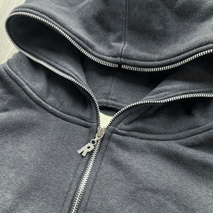 Conjunto de chándal para hombre con logo personalizado, transpirable, con lavado ácido, para ropa urbana, de alta calidad, con bordado desgastado. - Product Image 4