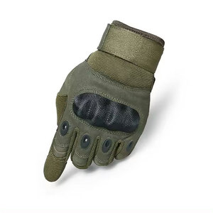 Gants tactiques vert olive, longueur poignet, en nylon respirant, pour usage sportif et extérieur, printemps-été, gants de sécurité - Product Image 1