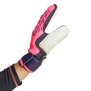 Gants de frappe en cuir rose, ambidextres, rembourrés, fermeture auto-agrippante, unisexes, pour entraînement adulte - Product Image 3