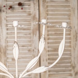 Decorazioni per la casa eleganti in metallo Vintage portacandele in metallo romantico matrimonio decorazioni candelabri Festive lanterne a candela - Product Image 5