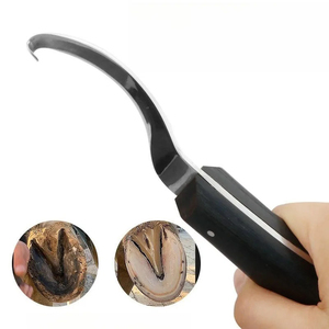 Cuchillo para Pezuñas, Herramienta para el Cuidado de Pezuñas, Cuchillo para Pezuñas de Caballo de Doble Filo de Acero Inoxidable, Suministros para Establos, Productos para el Cuidado de Caballos - Product Image 3