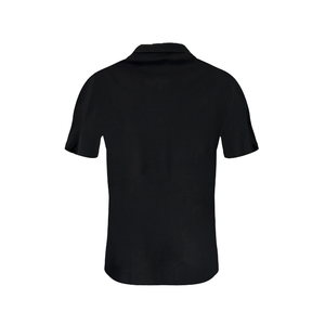 Polo de Manga Corta para Hombre, 200G, Negro, con Bordado de Logotipo Personalizado, 35% Algodón, 65% Poliéster, para Golf o Trabajo - Product Image 2