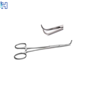 คีมผ่าตัดแบบโค้งราคาส่งถูก คีมห้ามเลือดแบบใช้มือ คีมผสมหลอดเลือดแดง คีมผสม - Product Image 5