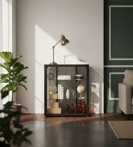 Estante de Exhibición de Vidrio Templado Moderno y Minimalista, Muebles para el Hogar, Coleccionables, Bar en Casa, Sala de Estar, Hotel, Hospital - Product Image 3