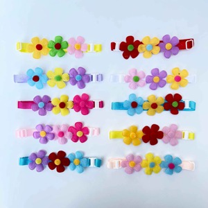50-100 pièces de nœuds papillon colorés à fleurs pour chiens et chats, magnifiques accessoires de mode mignons pour animaux de compagnie, collier avec nœud papillon pour chien - Product Image 5