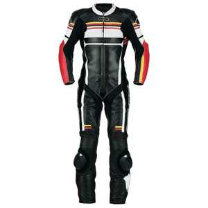 Combinaisons de course moto pour hommes YASH SPORTS en cuir résistant, manches longues, confortables, coupe-vent, respirantes, grandes tailles, personnalisables - Product Image 1