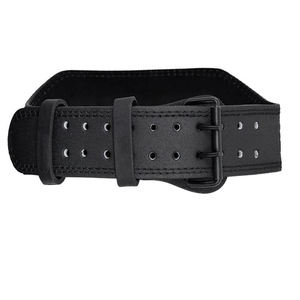 Professional Strong Breathable Non-Slip Heavy Duty Cowhide Leather Weightlifting Belt for Gym <b>Training</b> Deadlifts Bodybuilding - Product Image 3