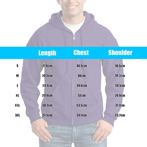 Sudadera con capucha y cremallera completa para hombre, de primera calidad, estilo moderno, diseño liso, para invierno, con cuello con capucha, cremallera de alta calidad. - Product Image 3