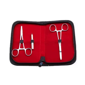 Offre Spéciale 2026 – Pince de Perçage Corporel Manuelle Traditionnelle 5 Pièces en Acier Inoxydable de Qualité Médicale Classe I - Product Image 2