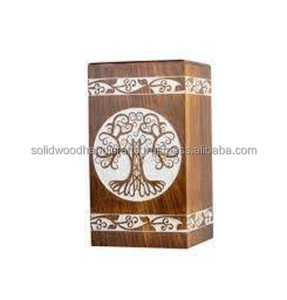 Urnes de crémation pour adultes urnes en bois pour adultes urnes funéraires taille personnalisée fournitures funéraires - Product Image 1