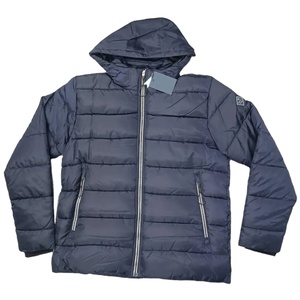 Fabricant de haute qualité court imperméable grande taille écologique coupe-vent à capuche réversible bouffant rempli veste d'hiver pour hommes - Product Image 1