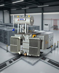 Transformador de Distribución Trifásico de 1000 kVA, 11 kV, Sumergido en Aceite, con Bobina de Cobre, Estándar IEC60076 - Product Image 2