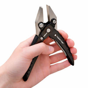 Pince parallèle professionnelle demi-ronde plate 140 mm en acier inoxydable de haute qualité pour la fabrication de bijoux de précision et l'artisanat - Product Image 2