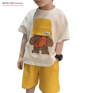 เสื้อยืดแขนสั้นสำหรับเด็กผู้ชายเด็กผู้หญิงผ้าฝ้ายโพลีเอสเตอร์พิมพ์ลาย3D สำหรับฤดูร้อน - Product Image 5