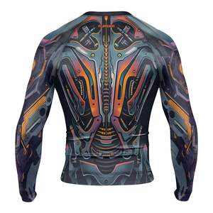 Camisetas de Compresión para Gimnasio, Manga Larga, Personalizadas, Rashguard de BJJ, Rash Guard Sublimado para Hombre, MMA, Novedad 2026 - Product Image 2