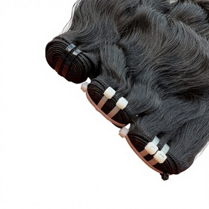 ผมเวียดนามแท้แบบดิบธรรมชาติ ลอนคลื่น  ถักสองชั้น  ฟอกสีเบลช 27 613  ติดทนนาน  หนังกำพร้าผมยังอยู่ครบ  นุ่ม  ไม่ใช่ผมเรมี่ - Product Image 1