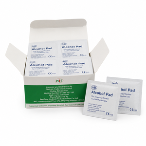 Proveedor de Toallitas Desinfectantes con Alcohol OEM al por Mayor, Precio de Fábrica, 100 Unidades/Caja, 70% Isopropílico, Envío Rápido, Distribuidores Globales - Product Image 1