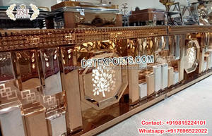 Barre de bracelet élégante de style Rehri pour mariages indiens Nouveaux stands de nourriture d'auvent pour la fonction de mariage Comptoirs de nourriture de mariage en plein air - Product Image 4