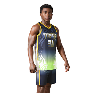 Uniformes de Baloncesto Personalizados al por Mayor, Jersey y Pantalones Cortos Transpirables de Secado Rápido, Ropa Deportiva para Equipos, Conjunto de Uniforme de Baloncesto OEM, MOQ Bajo - Product Image 2