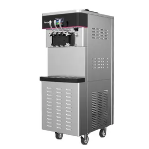 Precio al por mayor Máquina de helados portátil Comercial 3 Sabores Máquina para hacer helados de servicio suave Máquina de helados Bql colorida