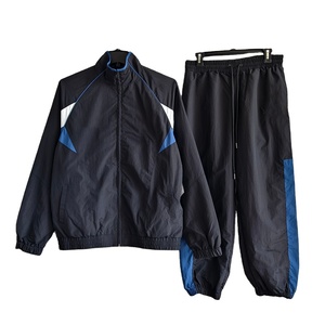ชุดวอร์มไนลอนกันลมสำหรับผู้ชายเสื้อแจ็คเก็ตแบบมีซิปมีสีปักกันน้ำขนาดพลัสไซส์ออกแบบได้ตามที่ต้องการ - Product Image 4