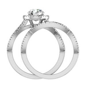 แหวนเพชรทรงกลมแบบวงแหวนเกลียว ดีไซน์ทันสมัย ทอง 10K 14K 18K เงิน 925 935 เหมาะสำหรับงานแต่งงาน งานหมั้น และวันครบรอบ ของขวัญเครื่องประดับชั้นดี - Product Image 4