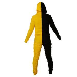 ชุดวอร์มลำลองมีฮู้ดสำหรับผู้ชาย ชุดออกกำลังกายแขนยาวผ้าฟลีซเทคโนโลยี ระบายอากาศได้ดี รับผลิตตามแบบ พร้อมสกรีนโลโก้ ขายส่ง - Product Image 2