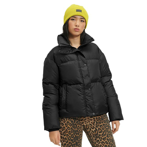 Chaqueta acolchada informal para mujer con corte ajustado y forro de material suave para máxima calidez. - Product Image 1