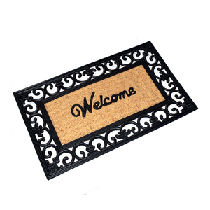 Alfombra de Entrada Antideslizante Moderna, Semicircular, para Puerta Principal, de Poliéster Tejido, Resistente a las Manchas, para Hogar, Sala de Estar, Hotel - Product Image 2