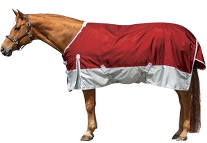 Feuille de participation Viking Extreme Horse Equine Taille 70 Rouge Brique 1680 Denier Poly Extérieur Euro Fit Criss-Cross Surcingle - Product Image 6
