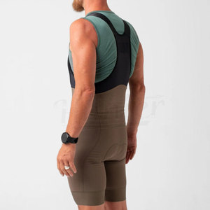 Cuissard de cyclisme pour homme vert olive avec dos en mesh respirant – Tenue de performance pour le vélo et les activités de plein air – Ensembles de cyclisme - Product Image 4