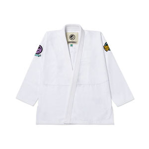 Kimono de Jiu-Jitsu Noir Personnalisé de Qualité Professionnelle, Léger, en Coton Extensible, pour Entraînement BJJ, pour Hommes, Femmes et Adultes - Product Image 1