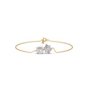 New Luxury Diamond <b>Bangle</b> <b>Bracelet</b> With Round Cut Center Stone Pave Setting Classic Style Women's Engagement <b>Bracelet</b> - Product Image 1