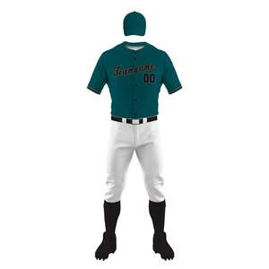 Uniformes de Béisbol Personalizados de Venta Caliente con Diseño Transpirable, Uniformes de Béisbol con Logotipo Impreso a Bajo Precio - Product Image 6