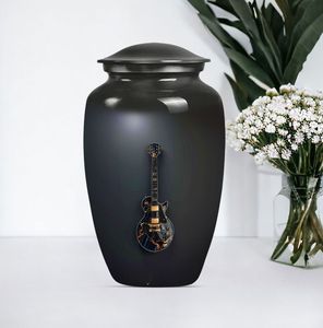 Custom Floral Cremation Urn for Adult Human Ashes <b>Memorial</b> <b>Keepsake</b> with Lid and Vibrant Pink Rose Design - Product Image 3
