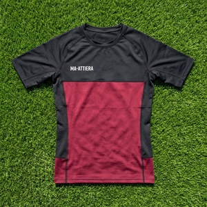 Men Compression <b>Shirt</b> <b>Long</b> <b>Sleeve</b> for <b>T</b> <b>Shirt</b> Apparel <b>Black</b> Burgundy Workout Fitness Sportswear Athletic Top Spandex/Polyester - Product Image 6