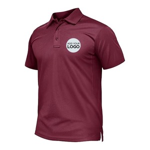 Camiseta de Golf de Manga Corta, Tejida, Sólida, Informal, Deportiva, Táctica, para Hombre, de Secado Rápido, Absorbe la Humedad, Tallas M-3XL - Product Image 4