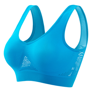 Sujetador Deportivo Negro de Alta Sujeción para Mujer, con Paneles de Malla y Almohadillas Extraíbles, Transpirable y de Secado Rápido, Ideal para Gimnasio y Fitness - Product Image 5