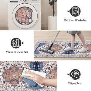 Set di 3 Tappeti da Cucina Boho Antiscivolo, Spessi e Lavabili, con Tappeto Runner e Tappetini Durevoli per Pavimenti da Cucina - Product Image 4