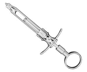 Porte-aiguille chirurgical dentaire en acier inoxydable, poignée ergonomique en anneau, couleur et taille personnalisables, certifié CE, pour usage chirurgical, seringue dentaire - Product Image 5