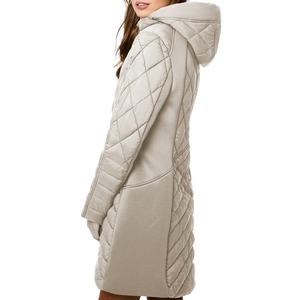 Ventes en gros 2024 Manteaux et vestes d'hiver pour femmes à capuche longs imperméables en coton matelassé tendance décontracté - Product Image 5