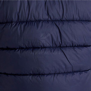 New Arrival Hooded Winter Full Zipper <b>Slim</b> <b>Fit</b> Men's Puffer <b>Jacket</b> with Front Logo Private Label - Product Image 5